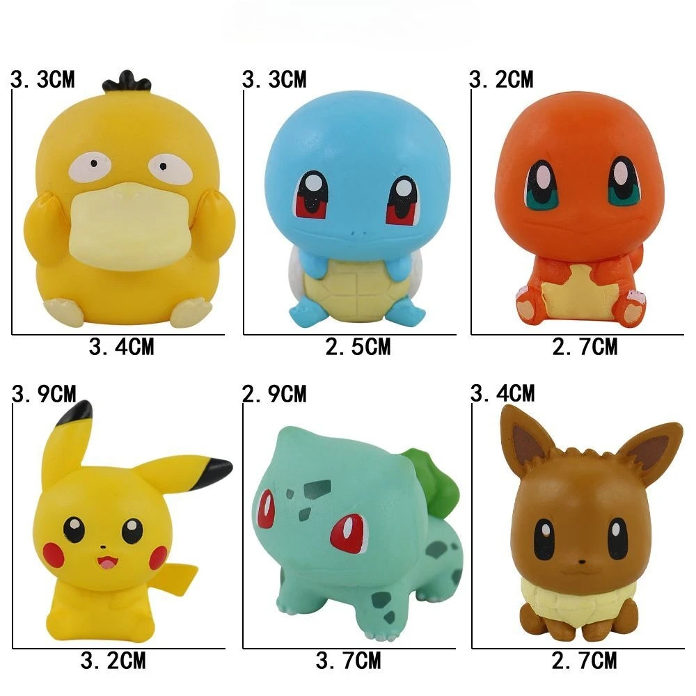 Фото Анимационные сувениры по мотивам Pokémon: фигурки Псайдака и Сквиртла, украшения для автомобиля, декор для центрального экрана автомобиля, подарки для друзей. №2
