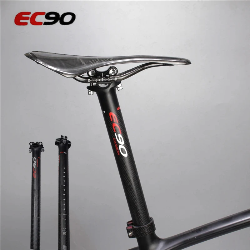 

Подседельный штырь EC90 из углеродного волокна для горного велосипеда, 27,2/30,8/31,6 мм, подседельный штырь для велосипеда, 350 мм, 400 мм, дорожный велосипед, подседельный штырь, велосипедные аксессуары