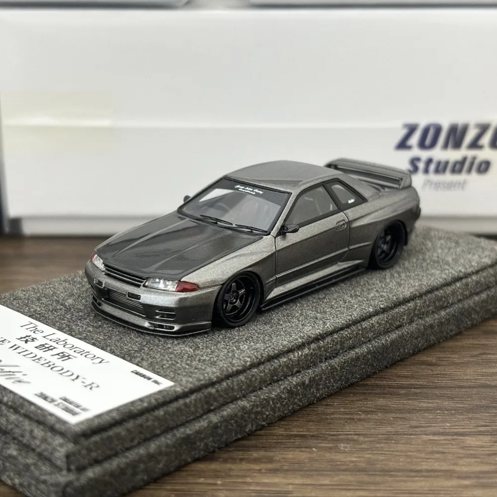 Zonzo Studio 1:64 Skyline GTR R32 Гараж Активный Широкий корпус Красный/Серый JDM Ограниченная