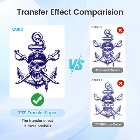 Трафаретная бумага для татуировки Zodzi 80x133 мм 100 шт.