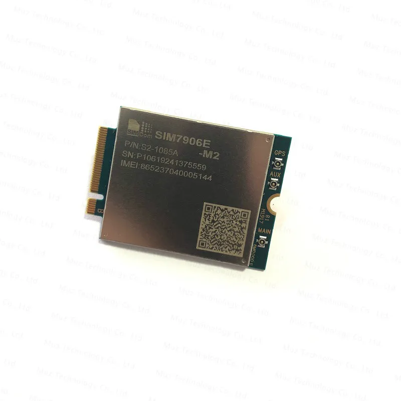 

SIM7906E-M2 Multi-Band LTE CAT6 LTE-FDD/LTE-TDD/HSPA+ GNSS wireless M2M module