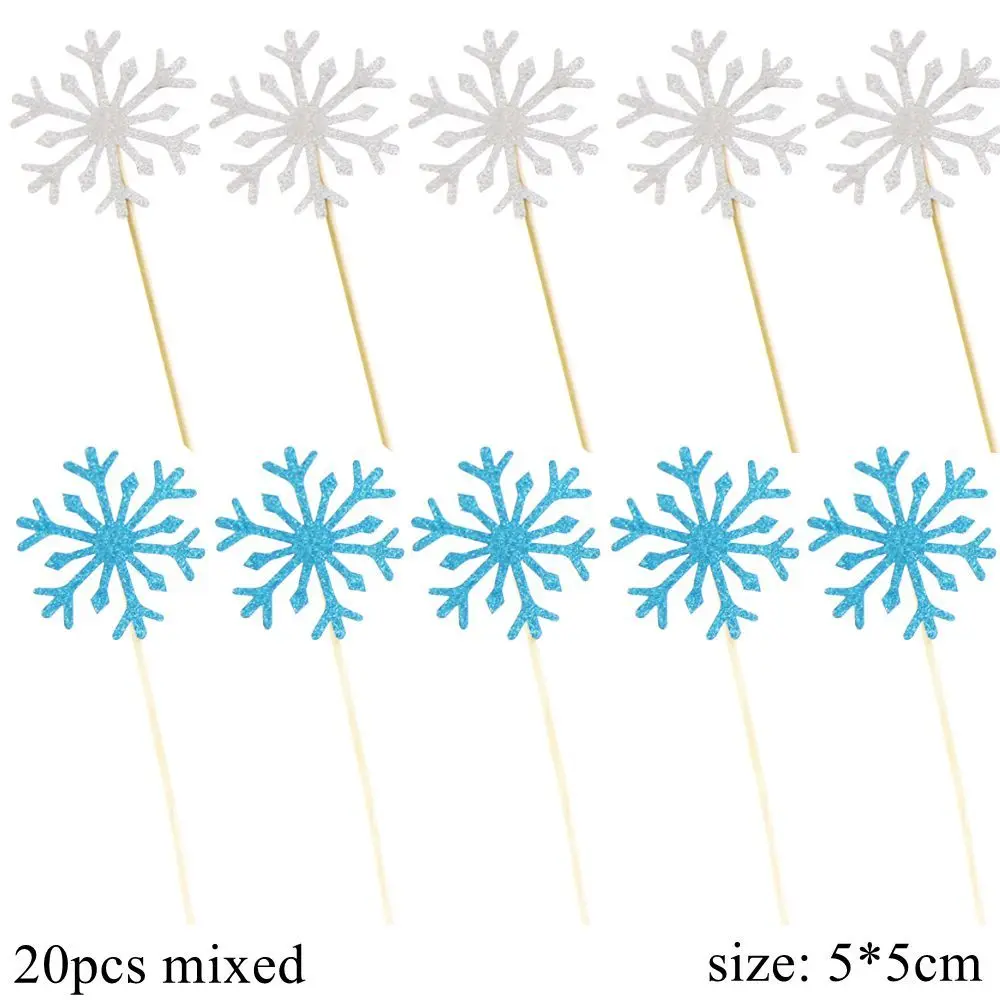 Топперы для кексов Tissy серебристо-синие