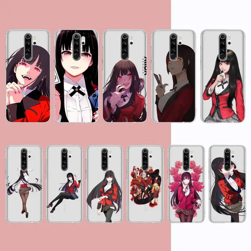 

Japanese Anime Kakegurui Jabami Yumeko Phone Case for Xiaomi 10Pro 10T 11 12 for Redmi 5plus Note 7A 8 9 10 10t K20 pro Case