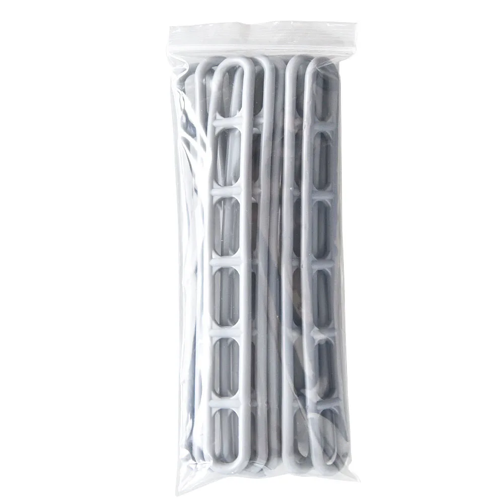 

10pcs Anti Slip Canopy Outdoor Camping Tent Tensioner Hiking Windproof Fixing Mountaineering Backpacking 6 Holes Adjuster