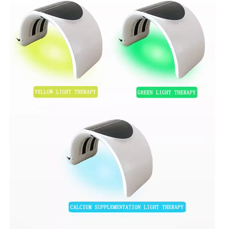 Светодиодный спектрометр имеет семь цветов с разными функциями. Многоцелевое