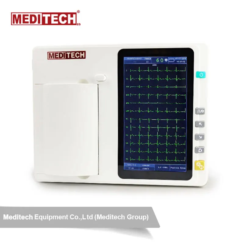 

Meditech Medical Emergency Supplies 6 Channel Portable ECG EKG Machines CE ISO certificates