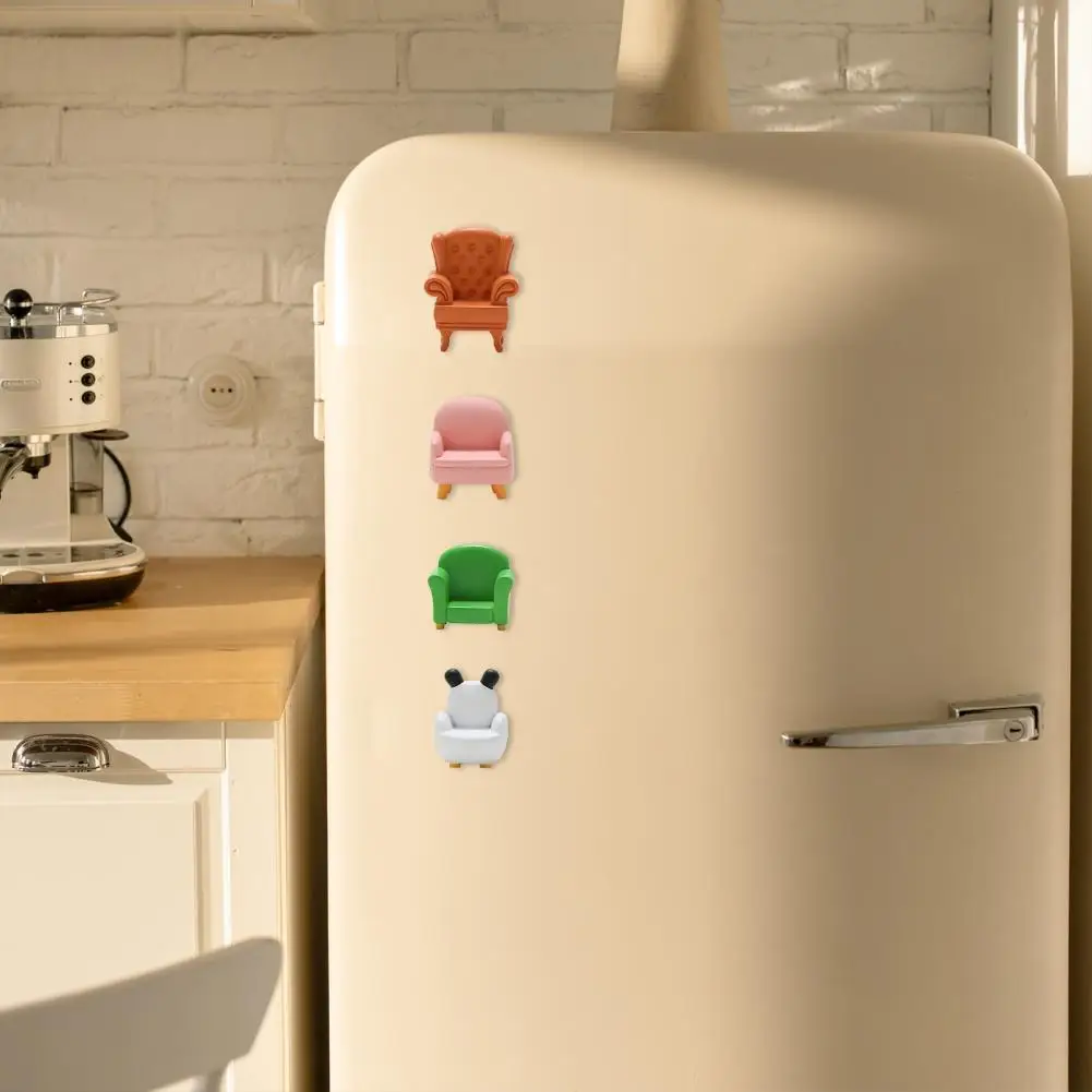 

Magnetic Sticker 3D Design Fine Workmanship Solid Simulation Sofa Fridge Magnet for Refrigerators