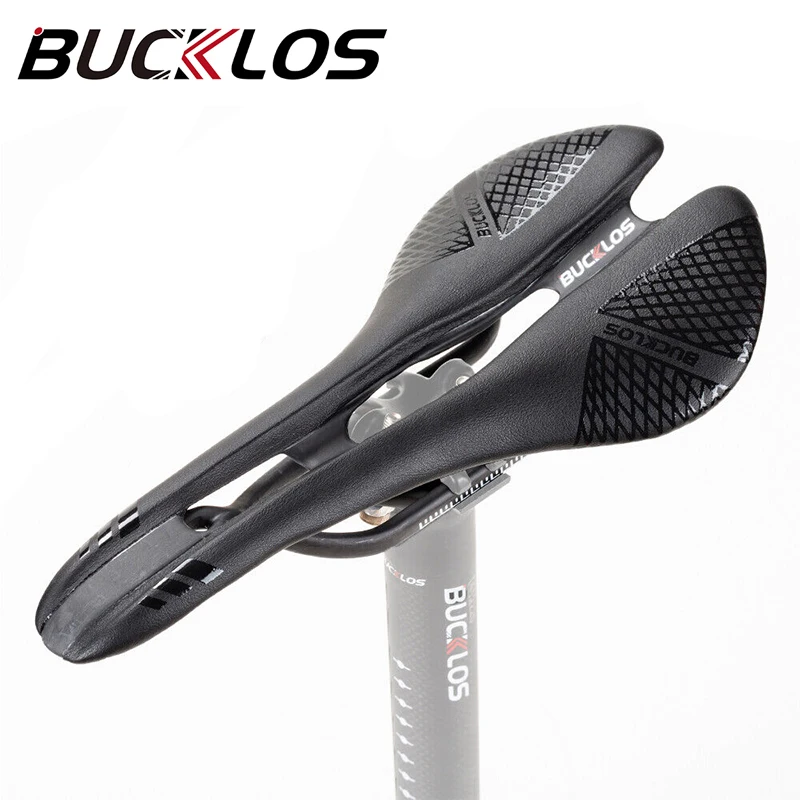 

Эргономичное седло для шоссейного велосипеда BUCKLOS, мягкая удобная кожаная подушка из углеродного волокна, детали для велоспорта