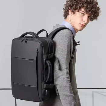Men's Travel Backpack Business Backpack 17.3" Laptop Bag Large Capacity Waterproof School Bag Expandable USB Bag Fits 17.3" Laptops 6
