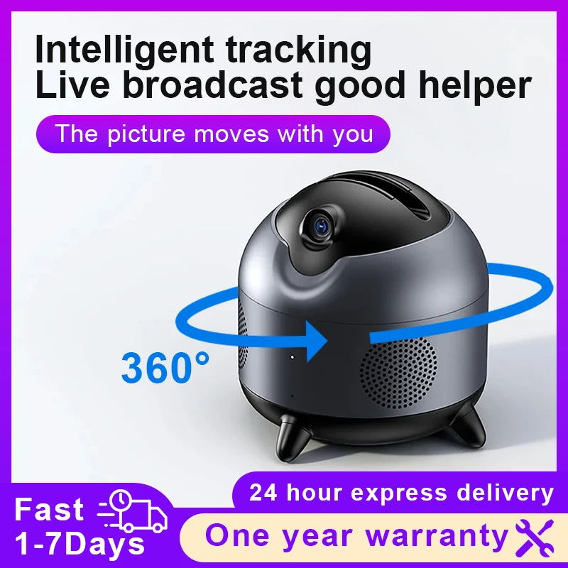 

Smart Auto Face Track Selfie 360° Stick Phone Holder Stand Rotation AI Follow-Up Video Gimbal Stabilizer Tripod For Tiktok Live