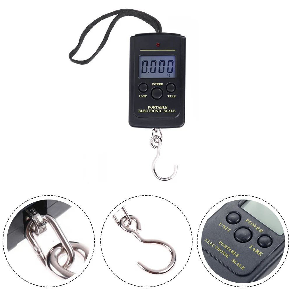 

40kg/10g Mini Digital Scale For Fishing Multifunctional Portable Travel Luggage Hanging Electronic Hook Scale