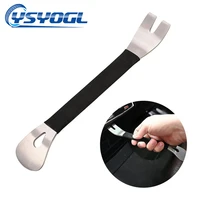 car trim removal tool stainless steel durable two end trim removal level pry tools door panel audio terminal fastener driver