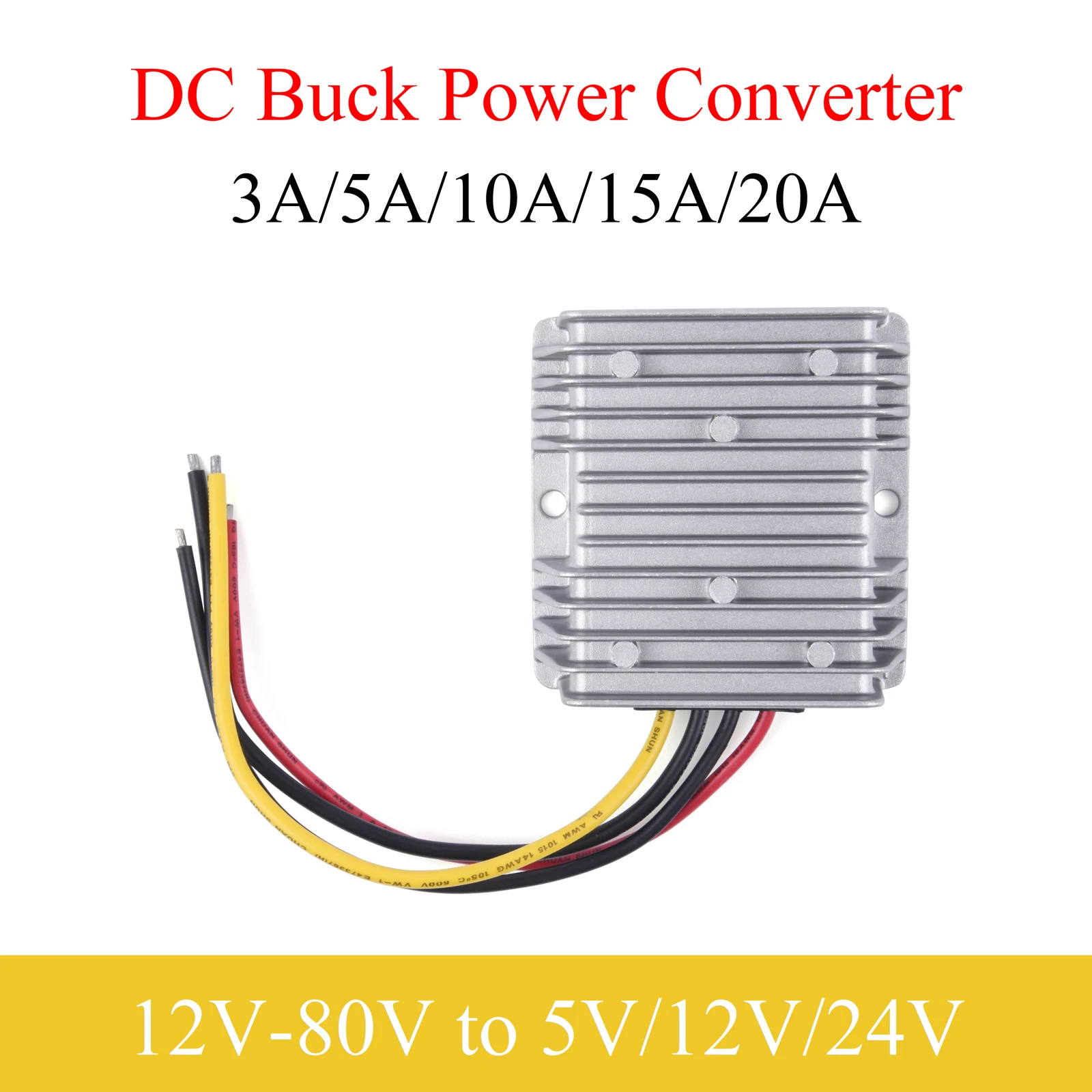 Преобразователь постоянного тока от 12 В-80 В до 5 10 А 20 понижающий регулятор