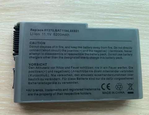 Аккумулятор для ноутбука Dell Latitude D500 D505 D510 D520 D530 D600 D610 для Precision M20 C1295 M9014 U1544 W1605 Y1338