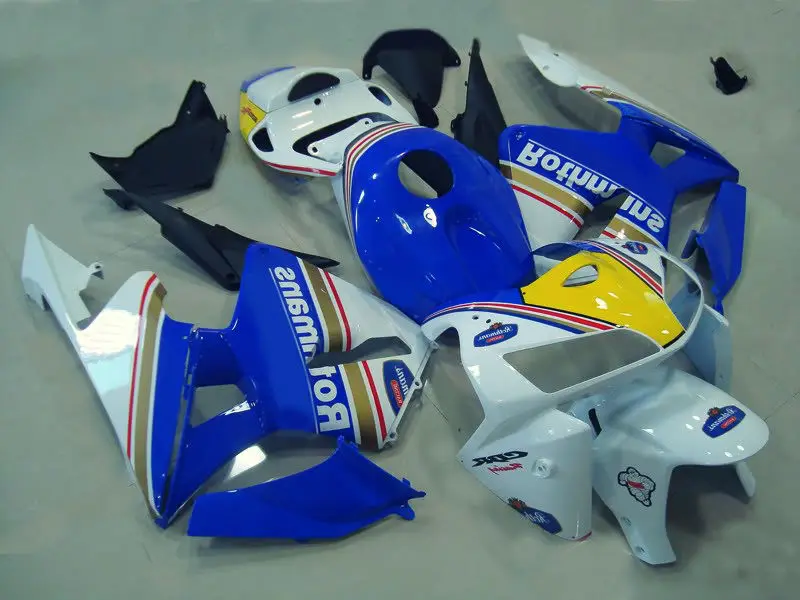 

2005 2006 cbr600rr ABS белый синий обтекатель набор и подарки обтекатель для мотоцикла комплект для мотовездеходов F5 05 06 инъекция CBR 600RR