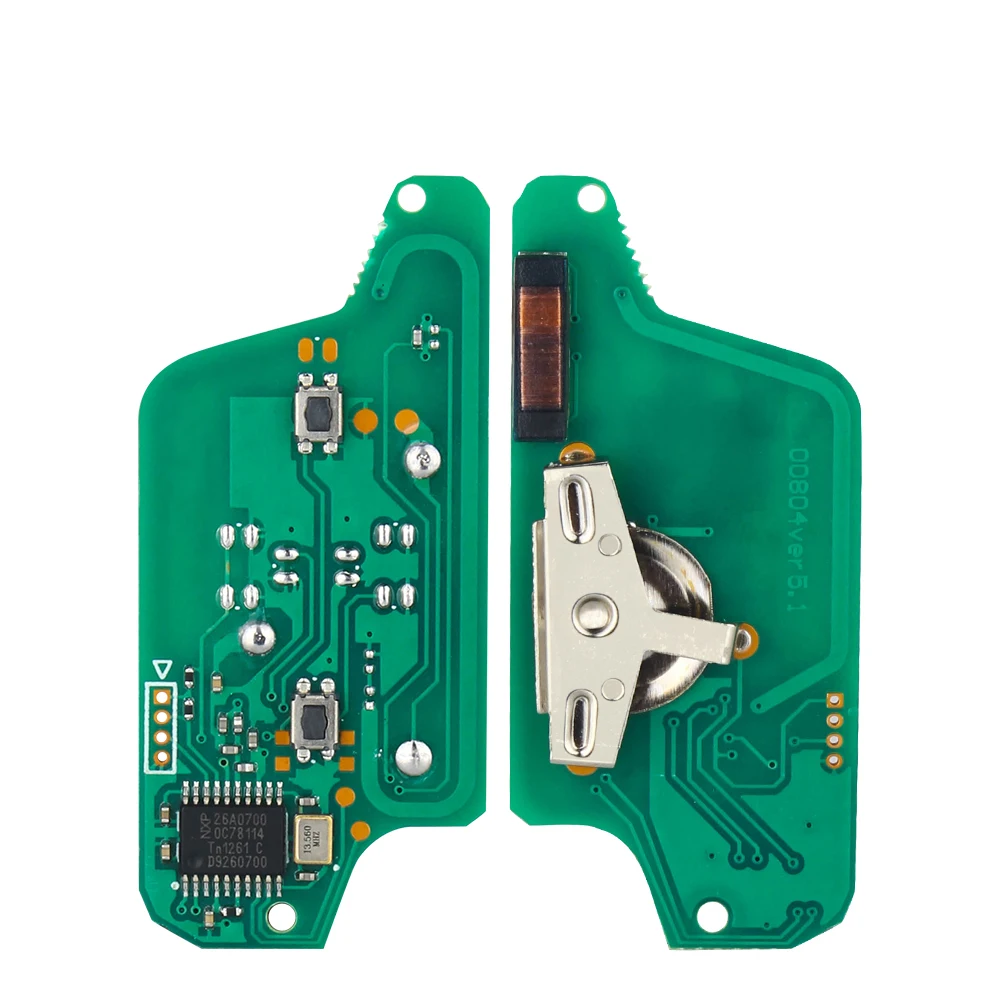 KEYYOU ASK/FSK Remote Key Electronic Circuit Board For Peugeot 407 307 308 607 Citroen C2 C3 C4 C5 2 3 BT CE0523 Ce0536 |