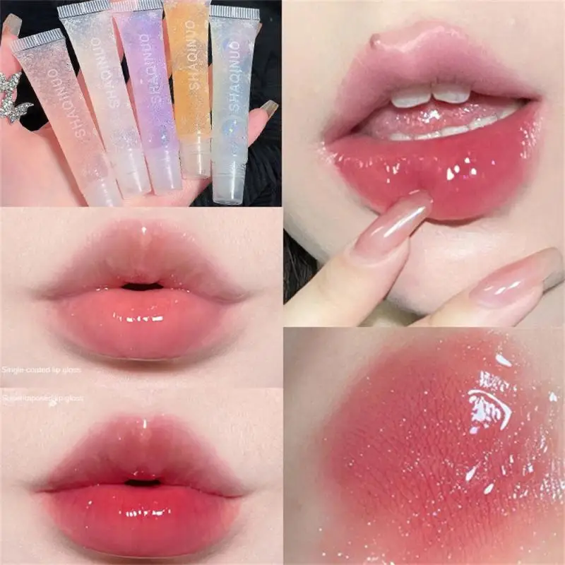 

Water Light Doodle Lips Colorless Lip Gloss Moisturizing Moisturizing Anti-Dry Lip Balm Lipstick Base Waterproof Lipstick