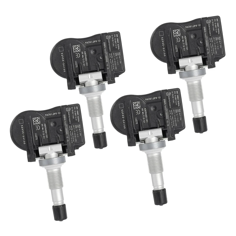 

4Pcs/Lot 52933D4100 52933-D4100 Car Tire Pressure Sensor For Optima Sportage Sorento Genesis Ioniq Niro VELOSTER G90