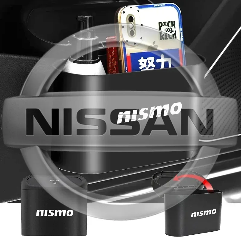 Автомобильный подвесной мусорный бак из АБС-пластика квадратный пресс-бак для