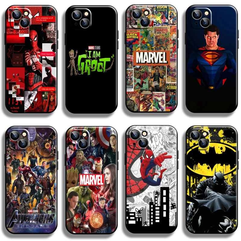 

Marvel Avengers Logo For Apple iPhone 13 12 11 Pro 13 12 Mini X XR XS Max 5 6 6S 7 8 Plus SE2020 Phone Case Carcasa