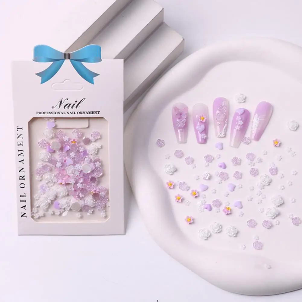 

2 упаковки, декоративные стойкие искусственные жемчужины для украшения ногтей