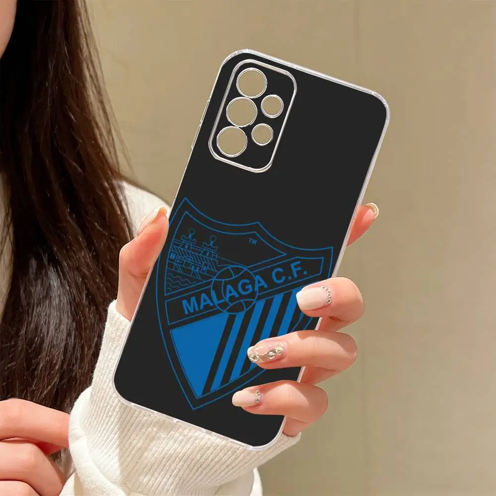 Фото Чехол для телефона Football M-Malaga C.F, прозрачный силиконовый мягкий чехол для Samsung S25, S24, S21, S22, S23, S30, Ultra, S20, Plus, Fe №5