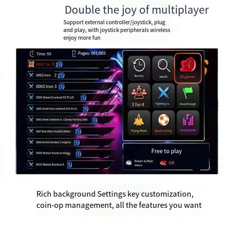 Светодиодная портативная складная 3D-карта встроенный отдых игровой плеер со