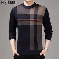 winter mens sweater fleece warm knit sweater thickened oversized pullover mens clothing mens designer clothing free shipping