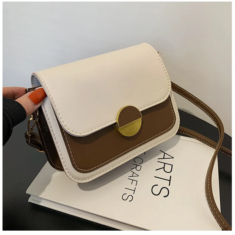 Aoger Internet Celebrity Minimalist Crossbody Bag Super Popular Retro Minority Small Square Bag Female 2023 New Versatile