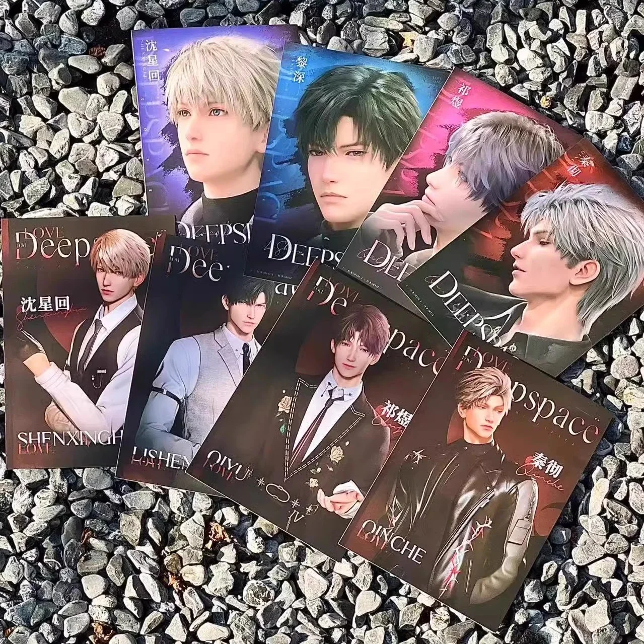 Аниме Love and Deepspace зайне Ксавье рафайель сильус косплей маленькая открытка изящная