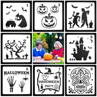 halloweem stencil painting stencils diy walls layering drawing template decor scrapbook diary stamp coloring embossing reusable