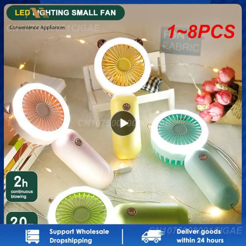 

Портативный мини-вентилятор с зарядкой от USB, 1-8 шт.