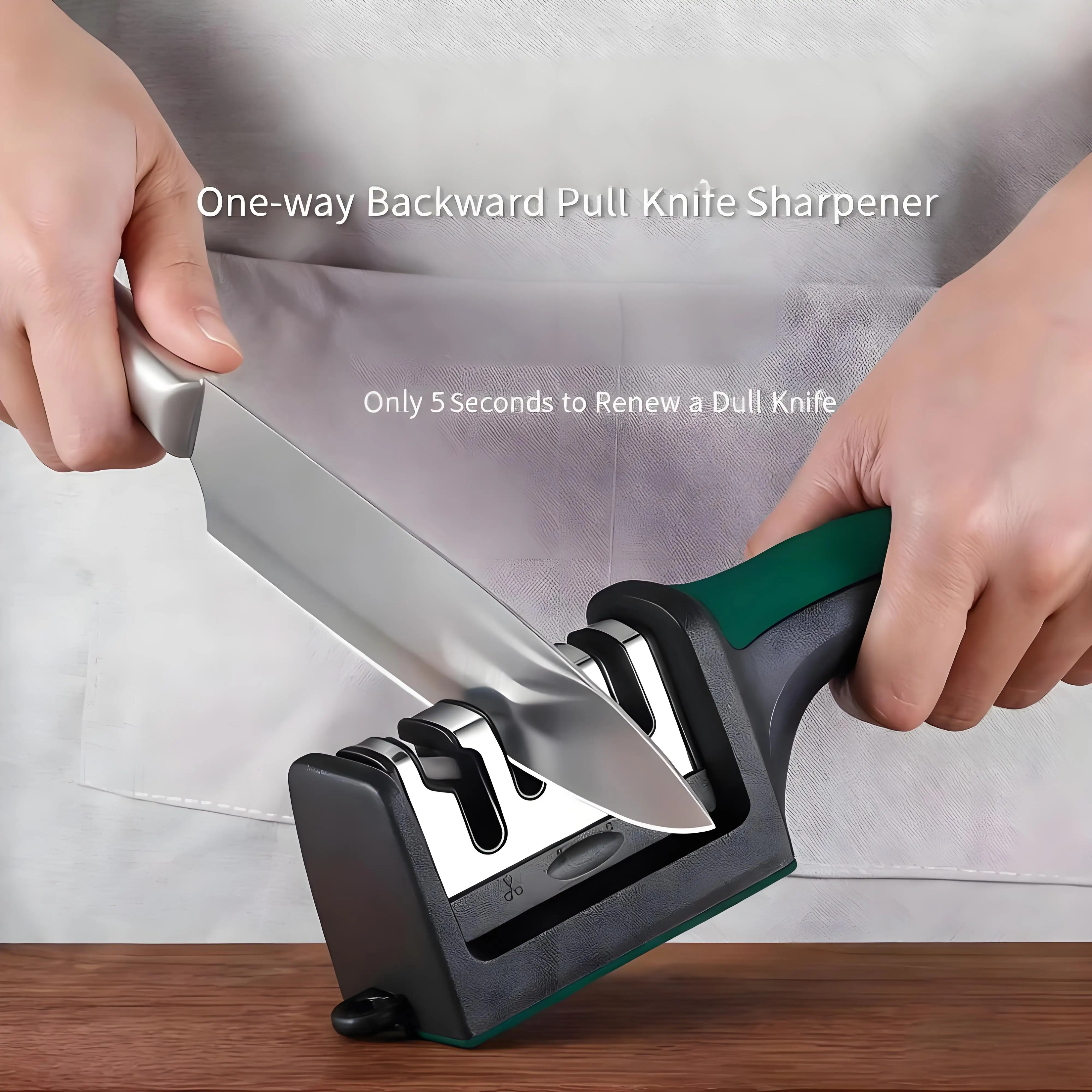 

Красная Точилка Для Ножей Из Вольфрамовой Стали С Четырьмя Этапами Заточки, С Нескользящим Основанием, Экологичная, Ручная