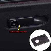 real carbon fiber co pilot glove storage box switch trim cover car interior accessories for mercedes benz g class w463 2004 2018