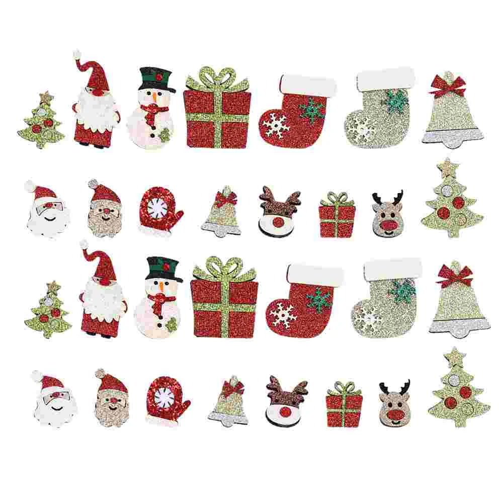 

Christmaspatch Embroidered Applique Appliques Ironclothing Santa Theme Fabricsew Snowman Series Cloth Decorations Embroidery