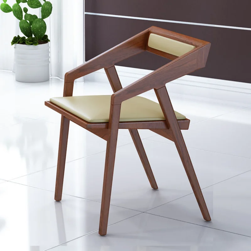 

Современный минималистичный обеденный стул в скандинавском стиле, креативный дизайн, расслабляющие обеденные стулья, современные обеденн...
