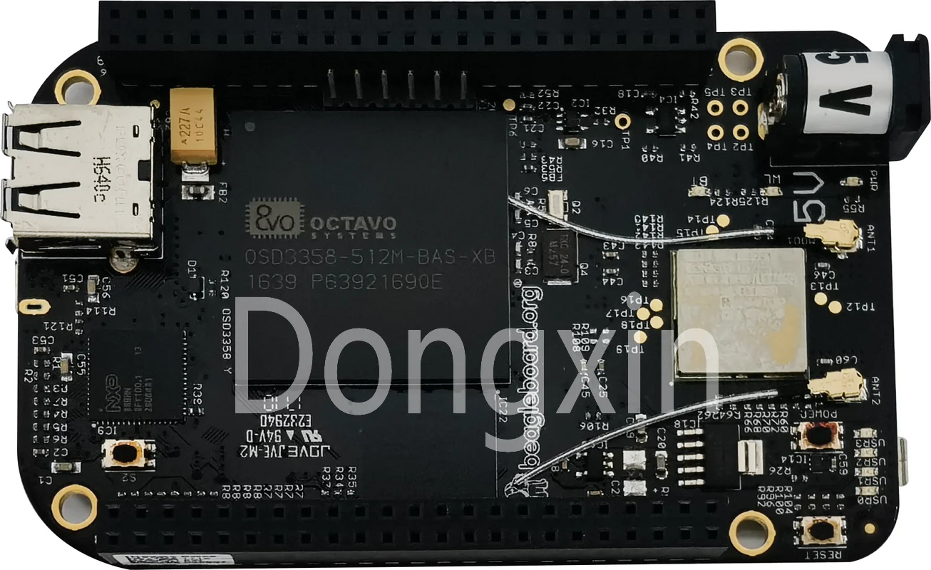 Черная Беспроводная система Octavo OSD3358 AI BB макетная плата BeagleBone