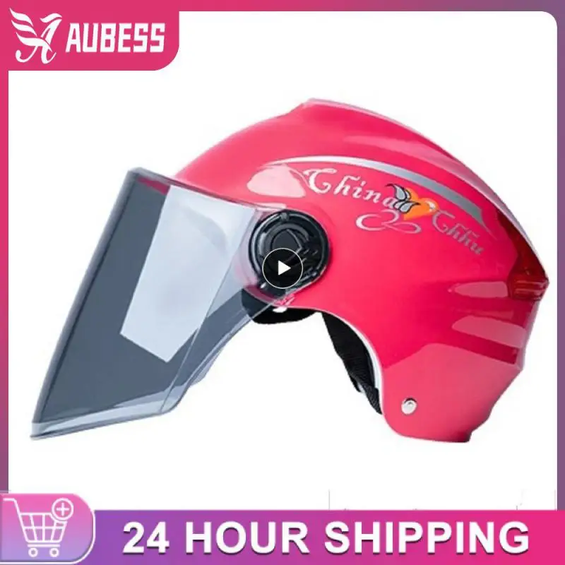 

Uv Protection Light Helmet Multi-function Motorcycle Helmet Fashion Security Electric Helmet Motorcycle Accessories Sun Helmet