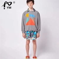 new kids sweatshirts 2022spring brand boys girls cute print sweaters pullover baby child cotton outwear tops clothes tees