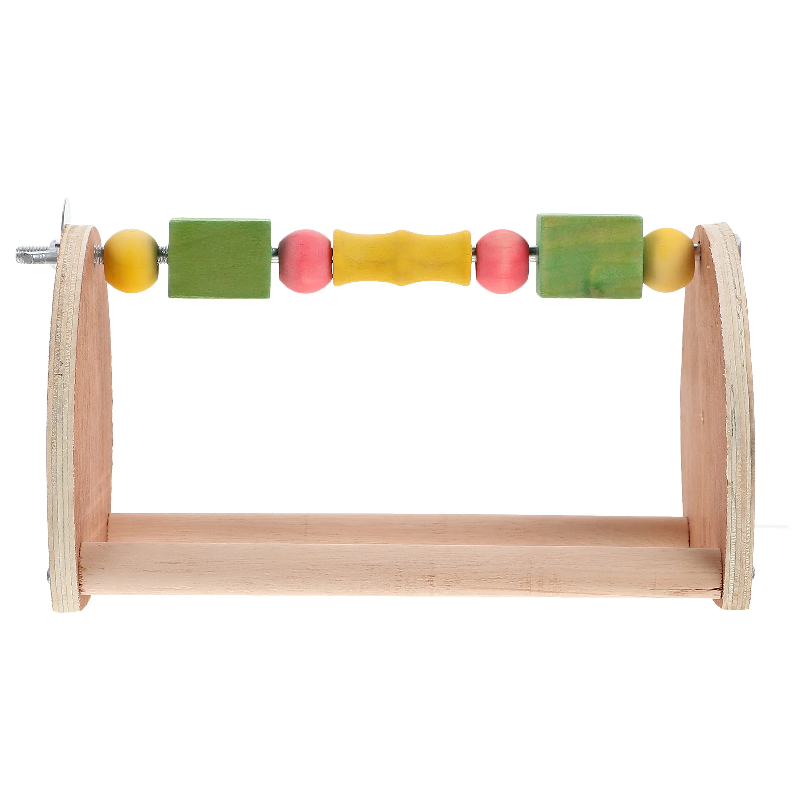 

Funny Bird Stand Cage Mounted Bird Wooden Perch Parrot Training
