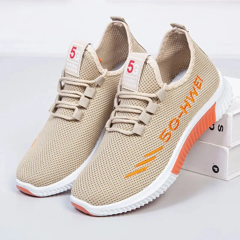 Casual Sneakers Women's Fashion Korean Style Shoes Trendy Breathable Running Shoes