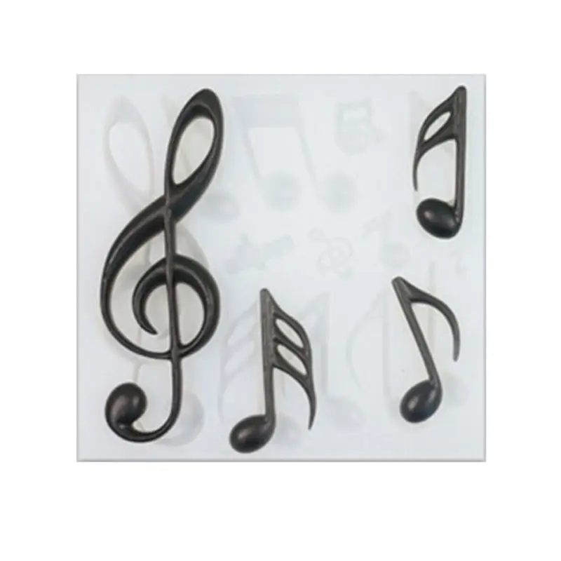

Music Art Theme Instruments Resin Casting Mold Musical Note Silicone Mold Jewelry Pendant Making Tools Handmade