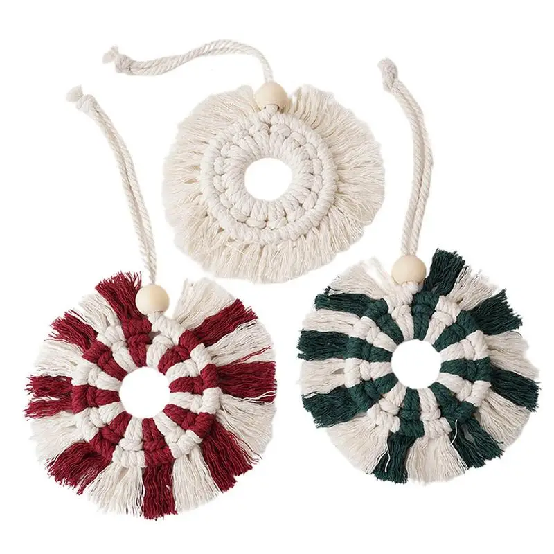 

Boho Wall Hanging Decor Round Woven Wall Decorations Romantic Wedding Wall Decorations For Parents Friends Neighbors Family For