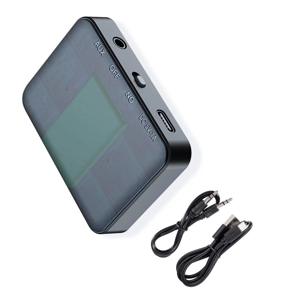 

Wireless Transmitter Receiver Bluetooth-compatible 5 0 2-in-1 Audio Adapter with 3 5mm Port for Headphone Speaker