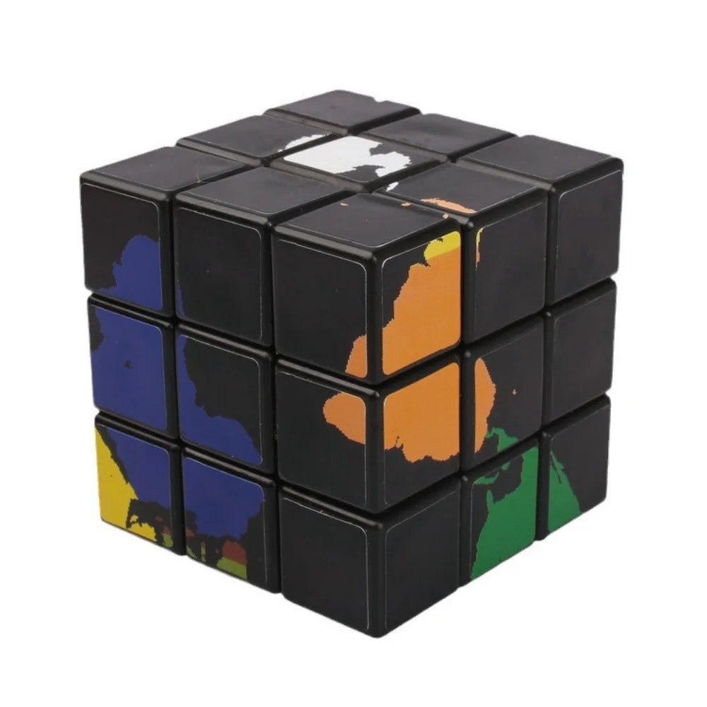3X3X3 Волшебный Куб С Рисунком Карты Мира 57 Мм Профессиональная Скоростная