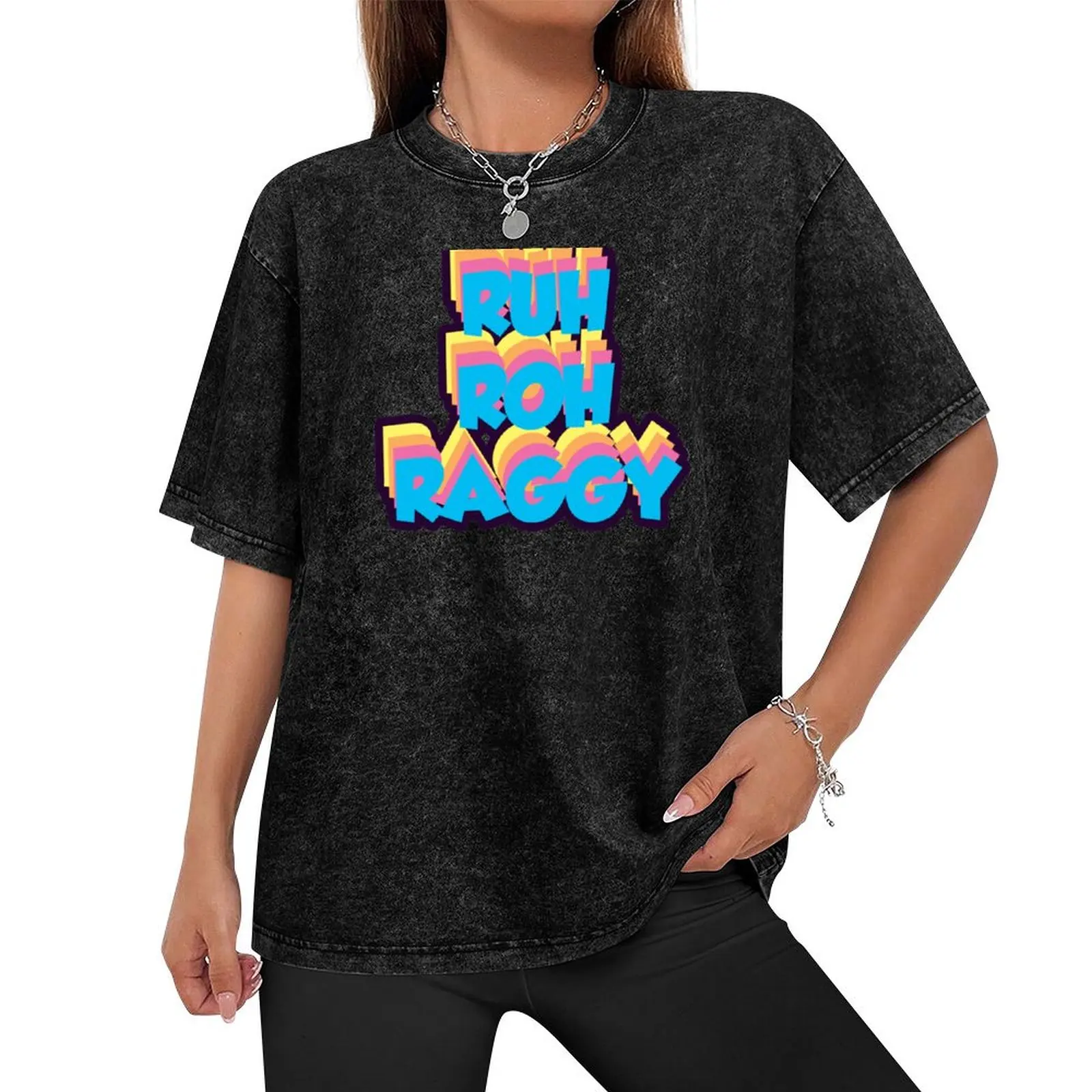 Футболка Ruh Roh Raggy для мальчиков белая футболка большого размера рубашки с аниме