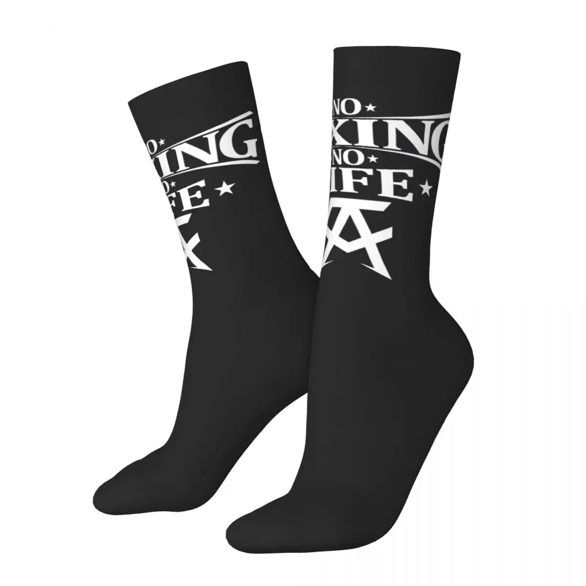 

Canelos Alvarez No Boxing No Life Essential 4 Contrast color socks Elastic Socks Humor Graphic premium R257 Stocking