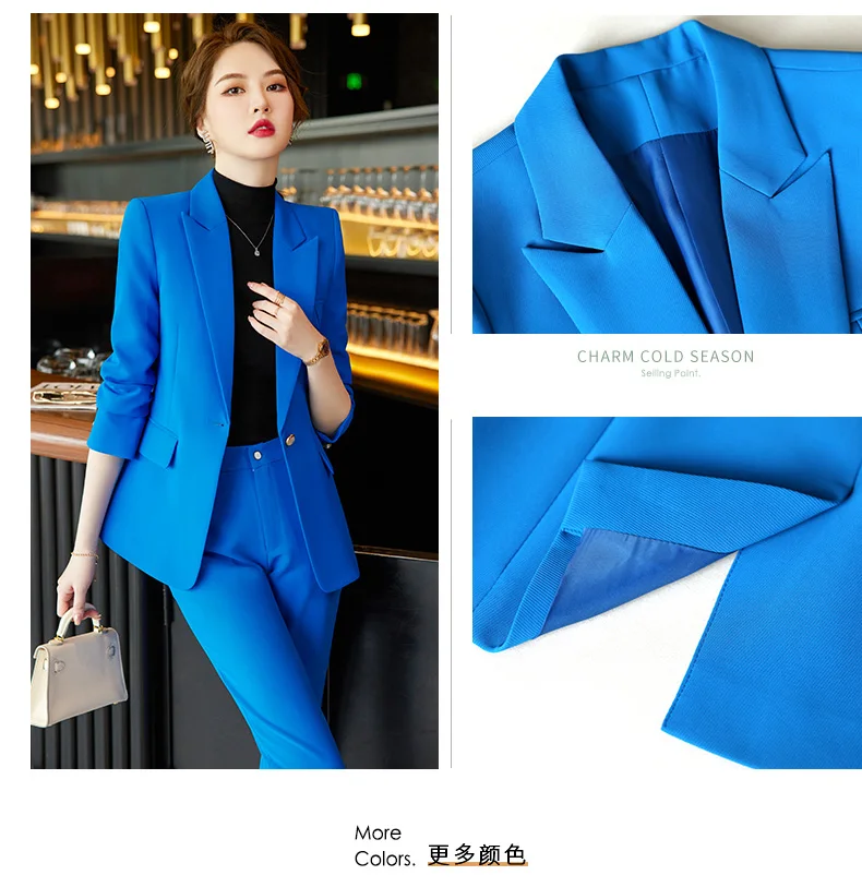 Autumn and winter business teachers' work clothes, professional clothes, women's suits, high-end suits, custom suits and pants