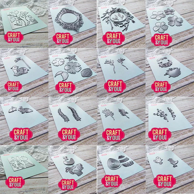 

Exquisite Leaf Chicken 2023 New March Release Metal Cutting Dies Scrapbook Diary Decoration Stencil Embossing Template Diy