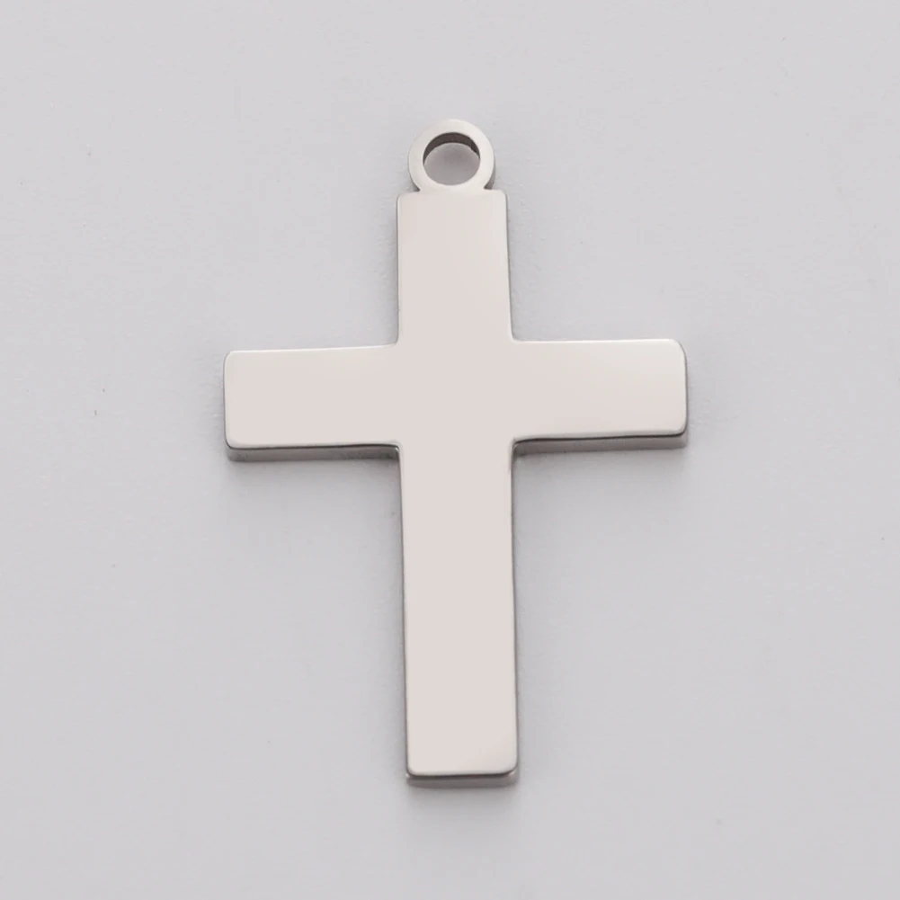 5pcs/Lot Stainless Steel Gold Color Corsses Charms Women Diy Necklaces Bracelets Pendants Accessories Jewelry Making Findings